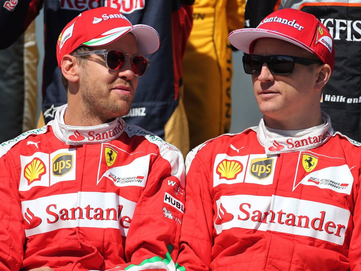 Foto zur News: Sebastian Vettel: Räikkönens Vertrag sollte verlängert werden