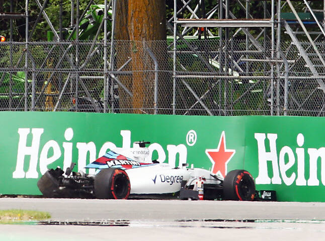 Foto zur News: Formel 1 Kanada 2016: Massa-Crash im ersten Freien Training