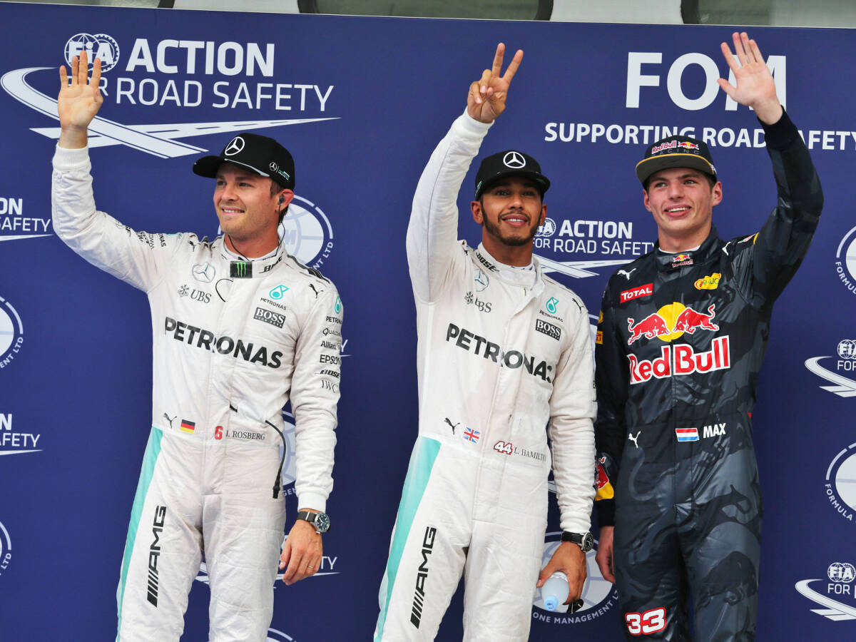 Foto zur News: Formel 1 Malaysia 2016: Pole für Hamilton, steigt zu Schumi auf