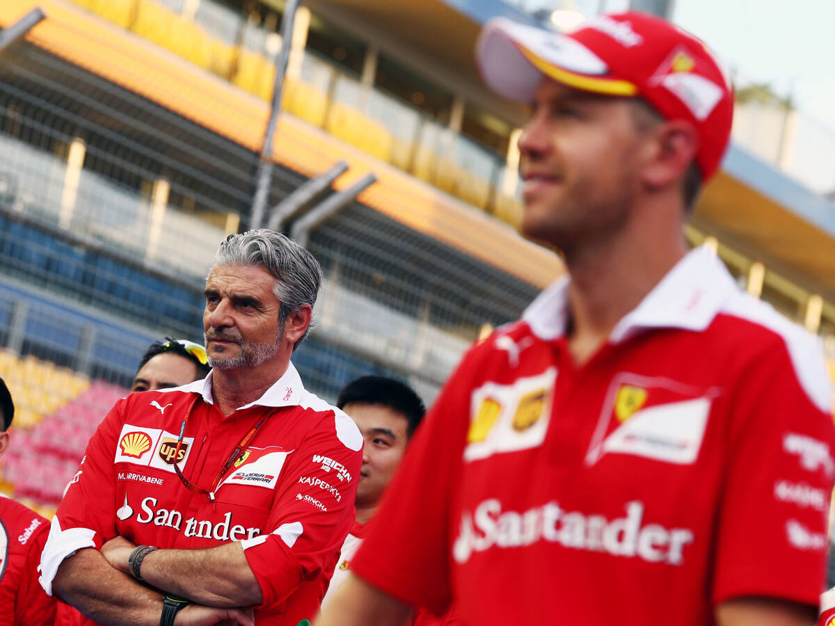 Foto zur News: Sebastian Vettel lässt Arrivabene-Kritik von sich abprallen