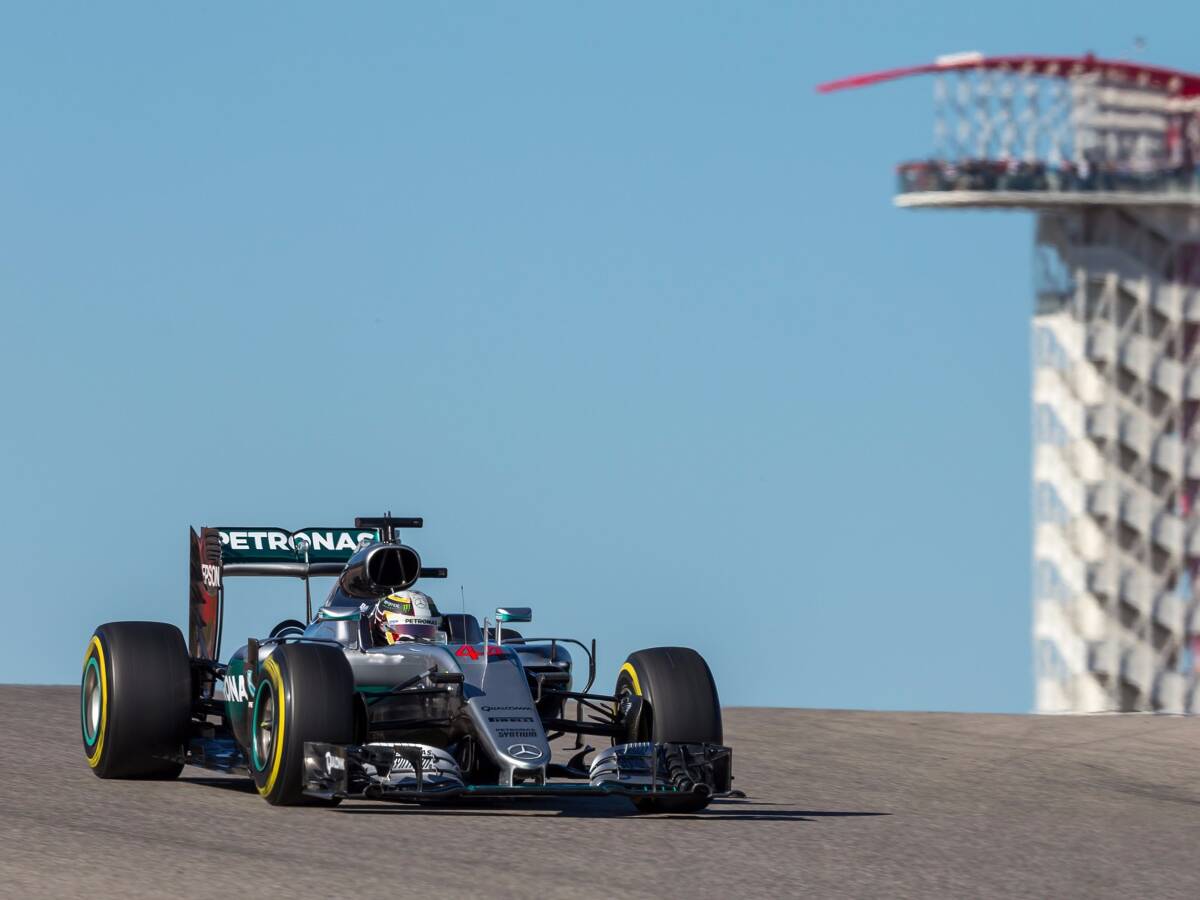 Foto zur News: Rekordrunde: So holte Lewis Hamilton seine erste Austin-Pole