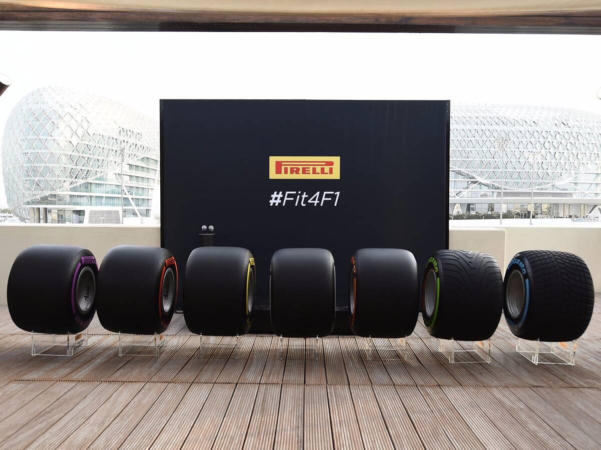 Foto zur News: Formel 1 2017: Pirelli zeigt alle Reifentypen