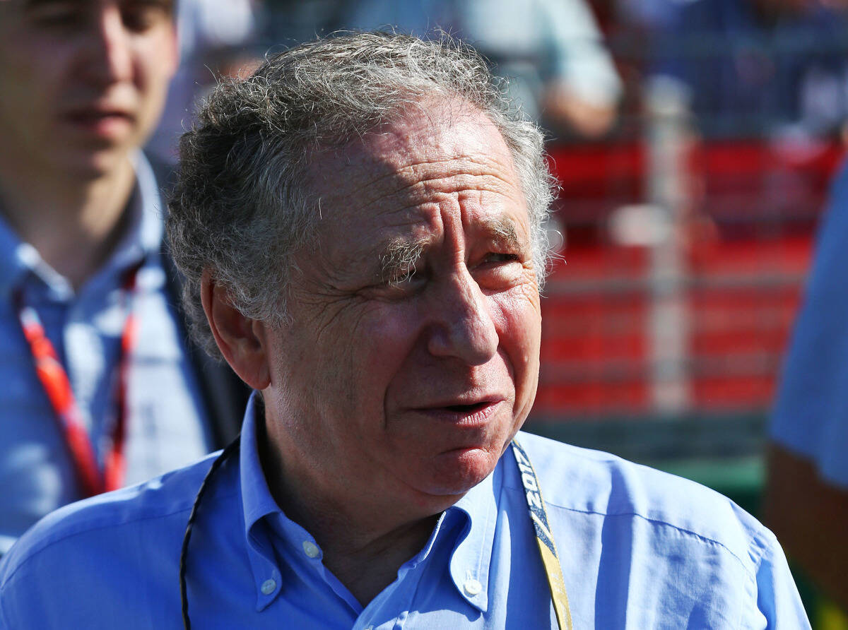 Foto zur News: Jean Todt: Habe Angst, dass die Formel 1 verboten wird