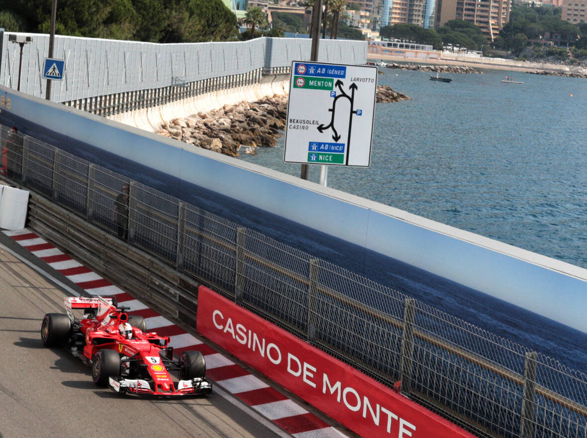 Foto zur News: Formel 1 Monaco 2017: Klare Bestzeit für Sebastian Vettel