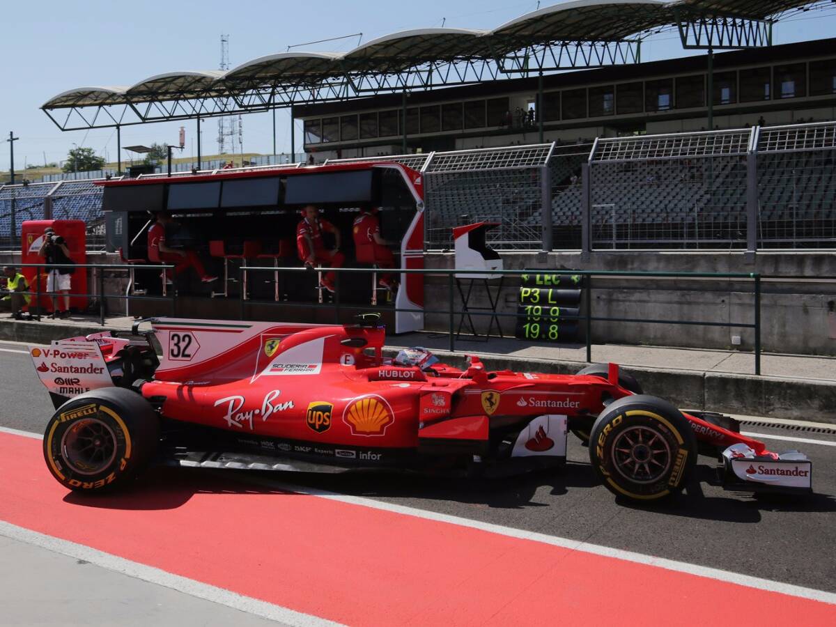 Foto zur News: Formel-1-Test Budapest: Ferrari-Junior Leclerc vor Vandoorne