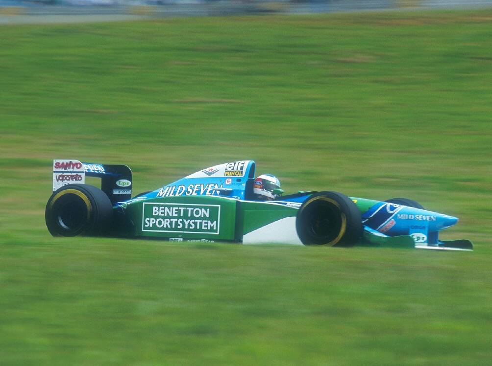 Foto zur News: Papas Spuren: Mick Schumacher fährt legendären Benetton