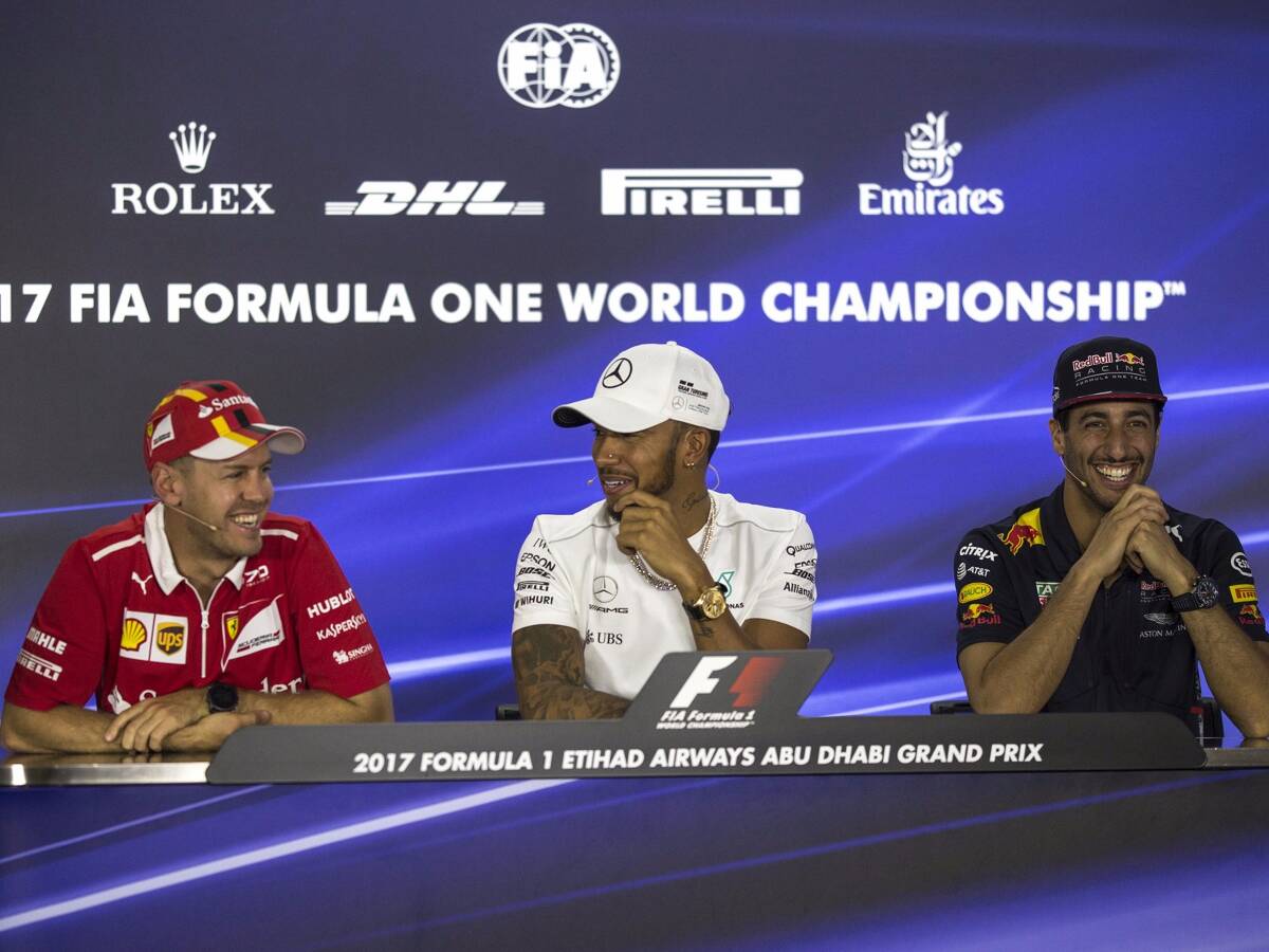 Foto zur News: Ricciardo: Hamilton war "konstanter und gelassener" als Vettel