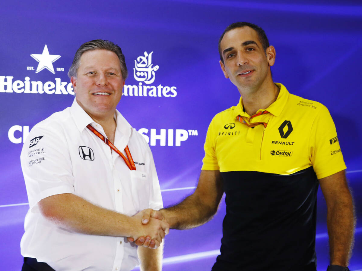 Foto zur News: Neue McLaren-Partnerschaft: Renault befürchtet Zerreißprobe