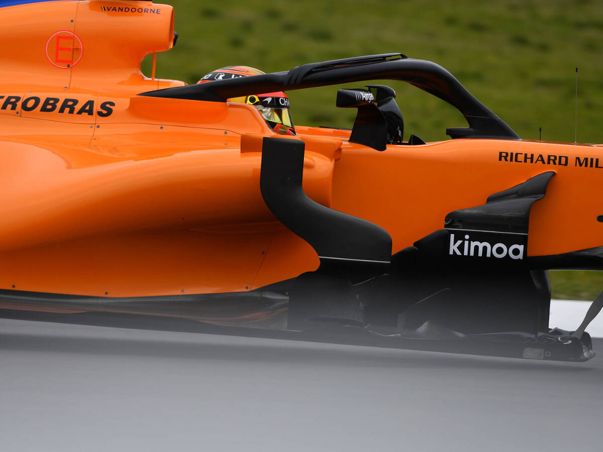 Foto zur News: Formel-1-Test Barcelona: McLaren führt zur "Mittagspause"