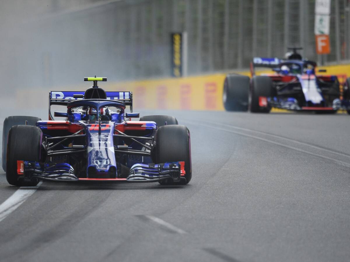 Foto zur News: Drama bei Toro Rosso: Wie Gasly einen Riesen-Crash vermied
