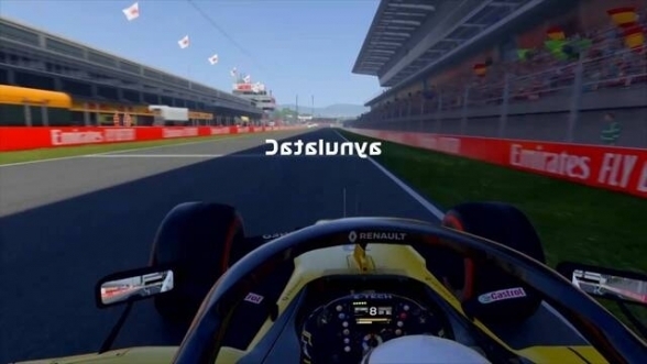 F1-Simulation: Eine Runde 'rückwärts' in Barcelona