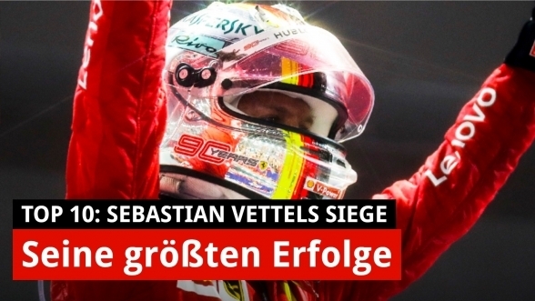 Die zehn größten Siege von Sebastian Vettel