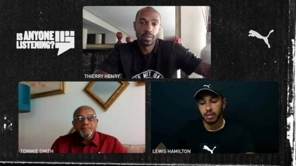Is Anyone Listening? Mit Tommie Smith, Lewis Hamilton, and Thierry Henry