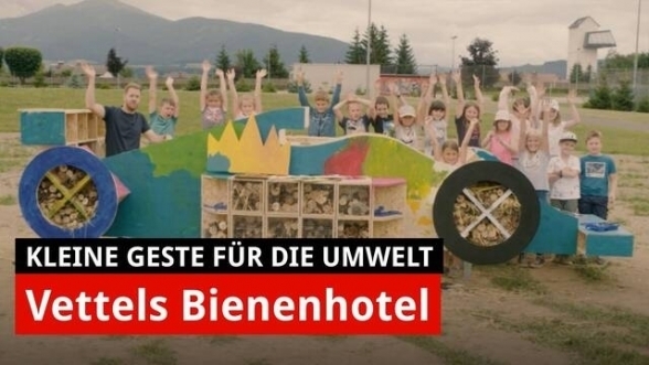 Sebastian Vettel: So sieht 'sein' Bienenhotel aus!