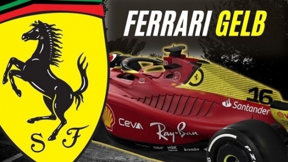 Bei Heimrennen in Monza: Ferrari fährt in Gelb!