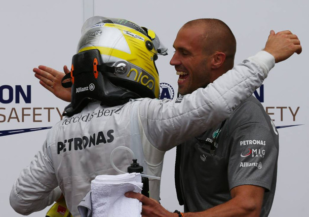 Nico Rosberg und Kai Schlösser Nico Rosberg und Kai Schlösser