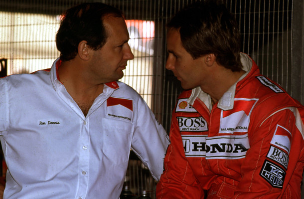 Ron Dennis und Gerhard Berger