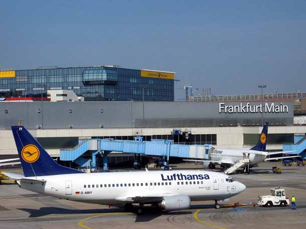 Flugzeuge am Flughafen Frankfurt am Main