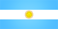 Argentinien Fahrer Flagge: Argentinien