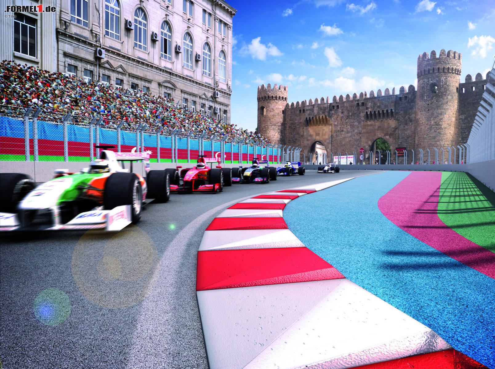 Tilke-Fotos aus Baku: Grand Prix wird "atemberaubend ...