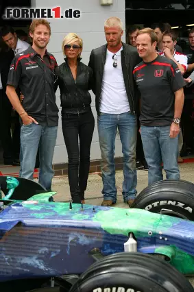 Foto zur News: Schon 2007 waren die Beckhams einmal zu Gast bei der Formel 1