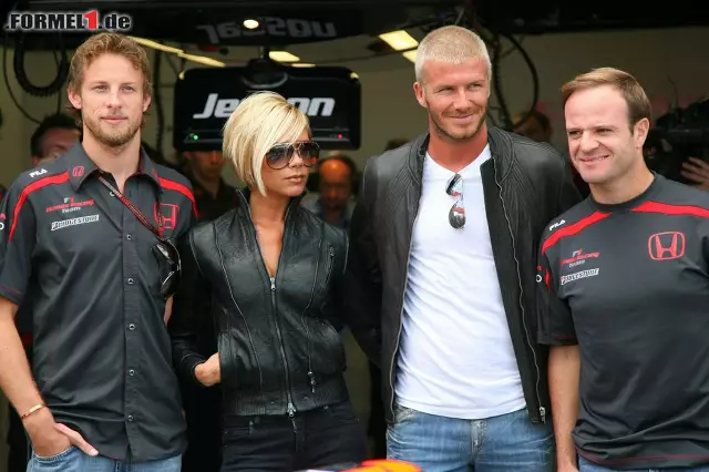 Foto zur News: Damals als Gäste des Honda-Teams um Jenson Button und Rubens Barrichello