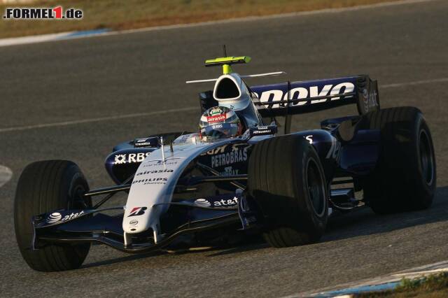 Foto zur News: Ende 2007 absolviert Hülkenberg seine ersten Probefahrten für Williams, woraufhin er 2008 als Testfahrer angestellt wird.