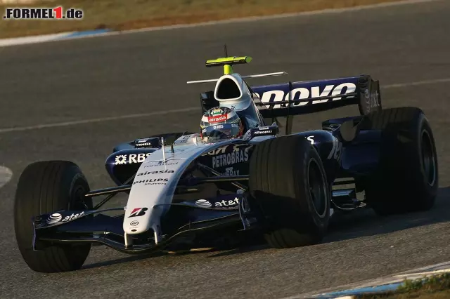 Ende 2007 absolviert Hülkenberg seine ersten Probefahrten für Williams, woraufhin er 2008 als Testfahrer angestellt wird. Foto zur News: Ende 2007 absolviert Hülkenberg seine ersten Probefahrten für Williams, woraufhin er 2008 als Testfahrer angestellt wird.