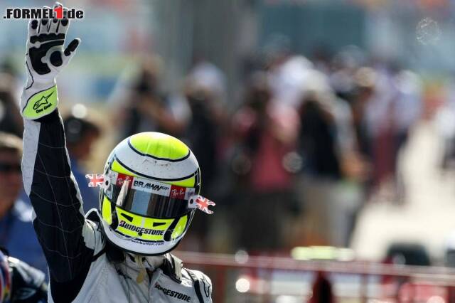 Foto zur News: Ich war's: Im Jahr 2009 krönte sich Button im Brawn zum Formel-1-Weltmeister