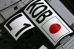 Foto zur News: Boxentafel für Kamui Kobayashi (Sauber)