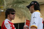 Foto zur News: Fernando Alonso (Ferrari) und Robert Kubica (Renault)