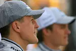 Foto zur News: Michael Schumacher (Mercedes) und Nico Rosberg (Mercedes)