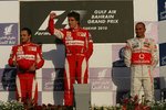Gallerie: Felipe Massa (Ferrari), Fernando Alonso (Ferrari) und Lewis Hamilton (McLaren)