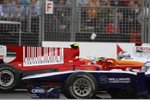 Foto zur News: Fernando Alonso (Ferrari) steht falsch herum