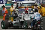 Foto zur News: Michael Schumacher (Mercedes) fällt aus