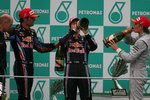 Gallerie: Mark Webber (Red Bull), Sebastian Vettel (Red Bull) und  Nico Rosberg (Mercedes)