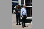 Foto zur News: Bernie Ecclestone (Formel-1-Chef) und seine Freundin Fabiana Flosi
