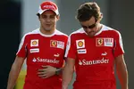 Foto zur News: Felipe Massa (Ferrari) und Fernando Alonso (Ferrari)