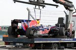 Gallerie: Das Auto von Sebastian Vettel (Red Bull) nach der Kollision