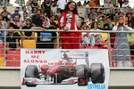 Foto zur News: Ein heiratswilliger Fan von Fernando Alonso (Ferrari)