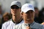 Foto zur News: Michael Schumacher (Mercedes) und Nico Rosberg (Mercedes)