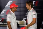 Foto zur News: Lewis Hamilton und Jenson Button (McLaren)