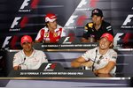 Foto zur News: Oben: Fernando Alonso (Ferrari) und  Mark Webber (Red Bull); unten: Lewis Hamilton (McLaren) und enson Button (McLaren)