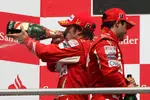 Foto zur News: Fernando Alonso (Ferrari) und Felipe Massa (Ferrari)