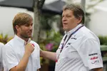 Gallerie: Nick Heidfeld (Sauber) und Norbert Haug (Mercedes-Motorsportchef)