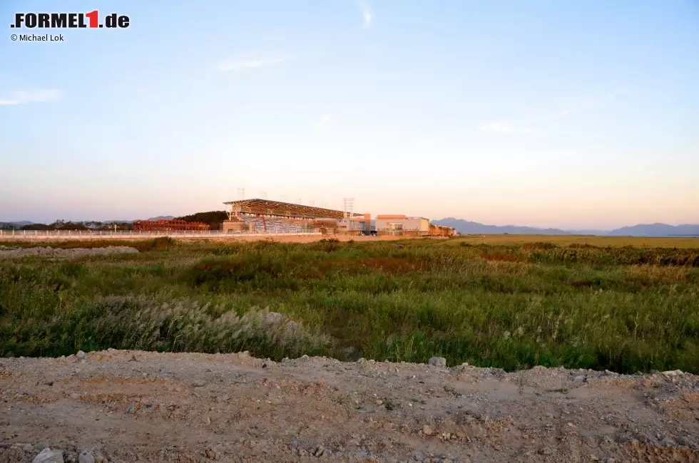 Foto zur News: Baufortschritt in Yeongam/Südkorea, aufgenommen am 28. September 2010