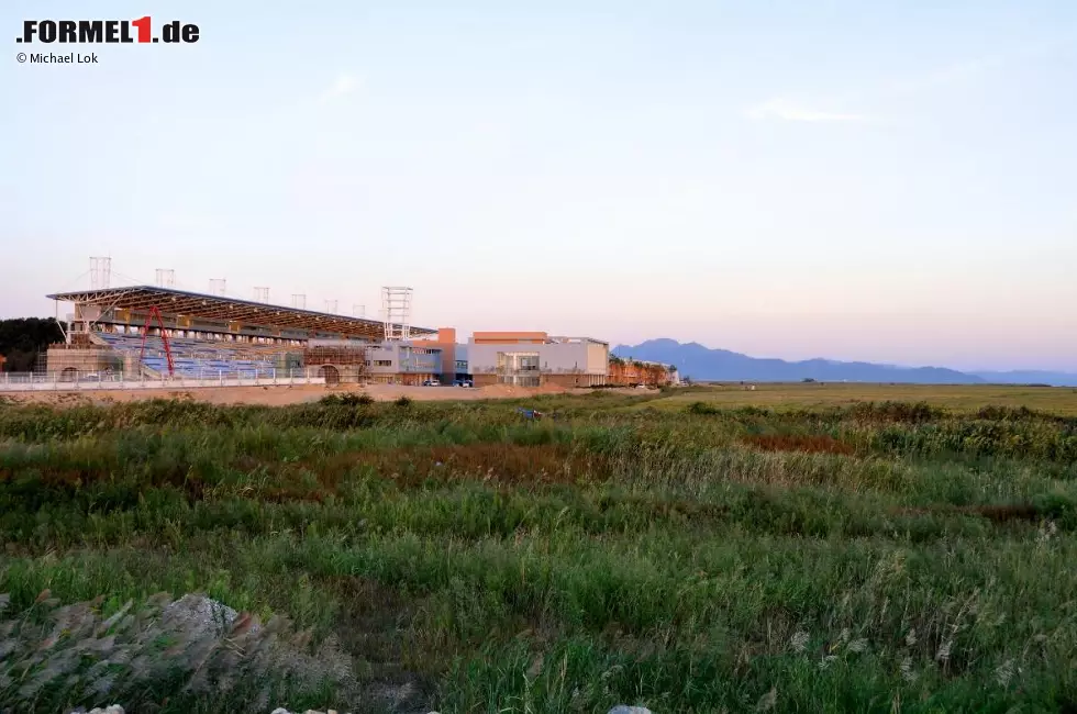 Foto zur News: Baufortschritt in Yeongam/Südkorea, aufgenommen am 28. September 2010
