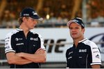 Foto zur News: Nico Hülkenberg (Williams) und Rubens Barrichello (Williams)