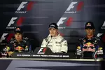 Gallerie: Sebastian Vettel (Red Bull), Nico Hülkenberg (Williams) und Mark Webber (Red Bull)