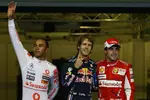 Gallerie: Lewis Hamilton (McLaren), Sebastian Vettel (Red Bull) und Fernando Alonso (Ferrari)